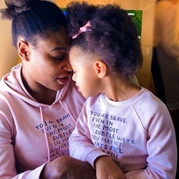 Serena William with her daughter